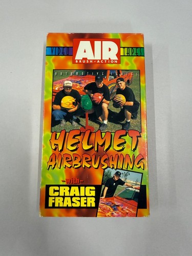 Helmet airbrushing vhs - helmet,