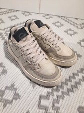 Adidas Originals scarpe da ginnastica donna SuperCourt sneakers bianco/nero UK 5,5 pelle