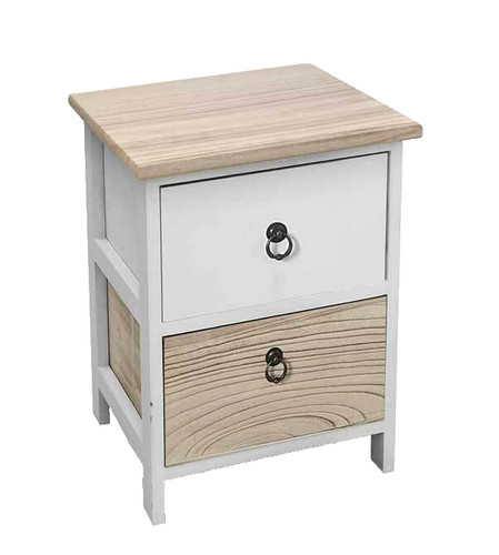 Comodino cassettiera legno - legno, 2