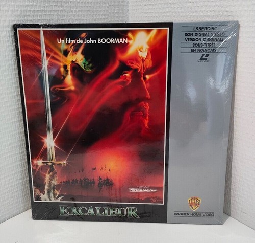 Laserdisc excalibur neuf sous - neuf,