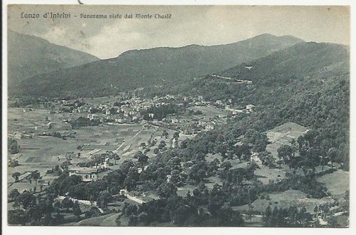 Cartolina spedita nel 1933 val - cartolina,