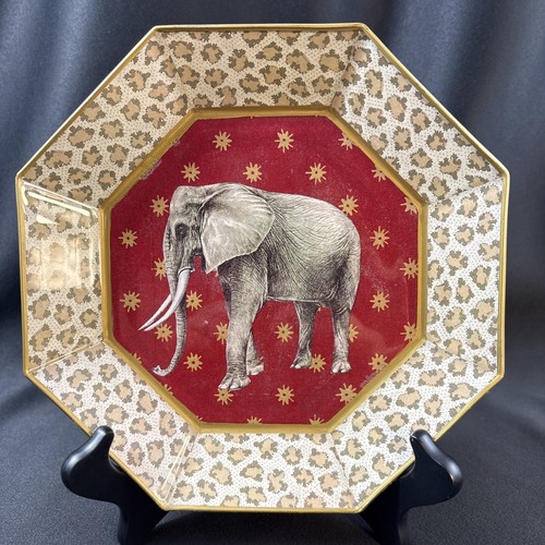 Piatto elefante esagonale