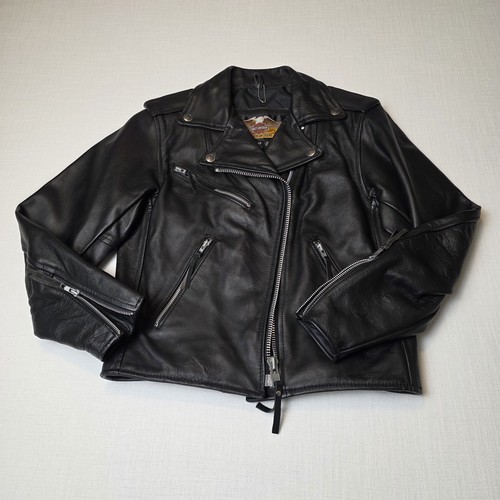Giacca pelle donna vintage