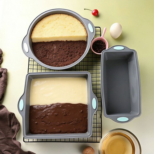 Silicone cake pan - pan, flexible