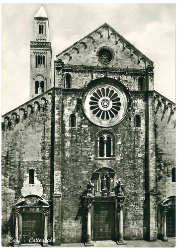 Cartolina antica bari - cartolina,