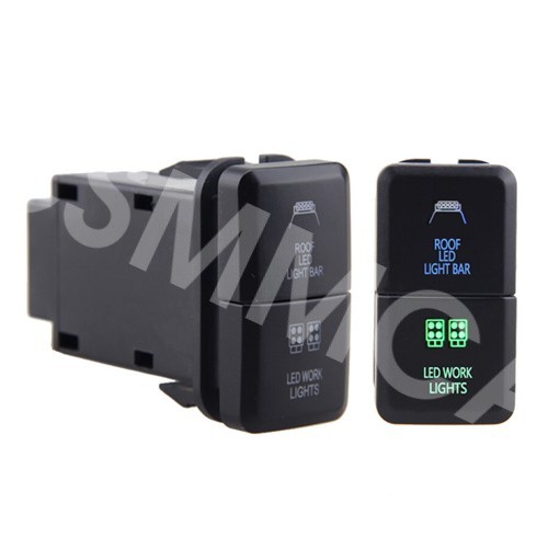 Dual push switch button led - switch,