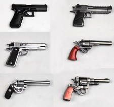 Pistola in lega 1/6 modello Desert Eagle P92 revolver Glock pistola giocattolo con fondina