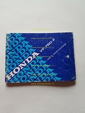 Honda VF 750 F 1983 manuale uso manutenzione libretto originale italiano