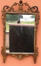 Piccola specchiera Luigi XVI in foglia oro ANTICA fine '700 
