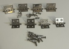 Tutte (8) cerniere e viti per porta anteriore - da Victrola Phonograph VV-XI (OEM)
