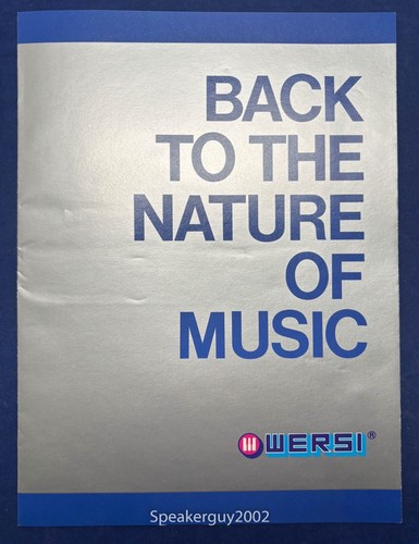 Brochure vendita organo wersi - brochure,