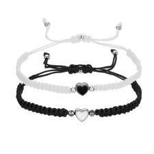 Bracciali abbinati con perline