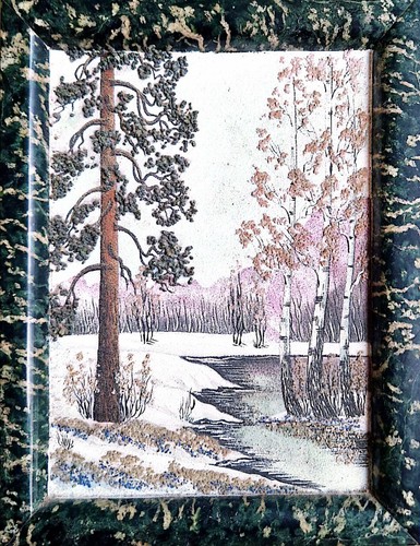Raro quadro pietre dure - in,