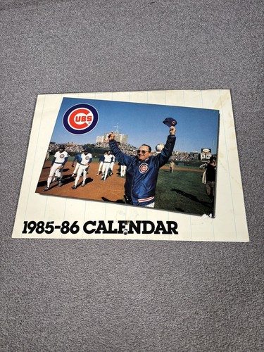 Calendario ufficiale vintage