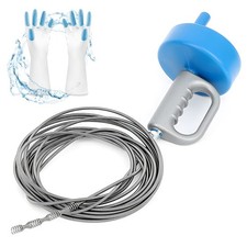 Spirale per la pulizia dei tubi 10M Sonda Sturatubi per Pulizia Guanti inclusi