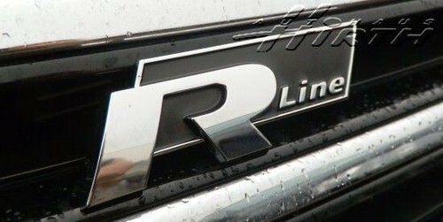 R-Line scritta logo griglia