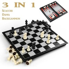 SCACCHIERA 3 IN 1 DA VIAGGIO