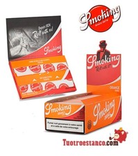 Cartine Smoking Orange Corte Doppie Tipo A – 25 Libretti Arancioni Originali