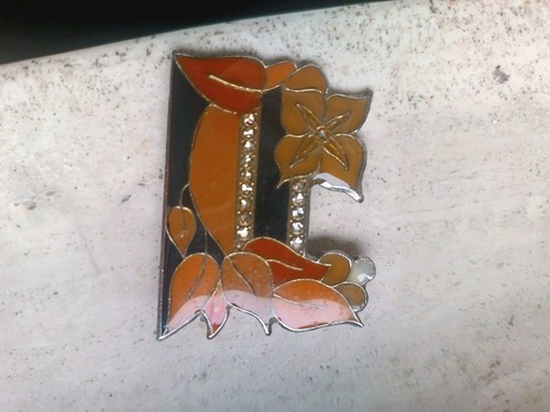 Spilla vintage floreale - spilla,