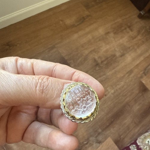 Anello uomo inciso - anello, mano