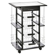 HOMCOM Carrello da Cucina