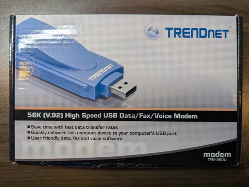 Trendnet 56k modem usb - 56k, (v.92)