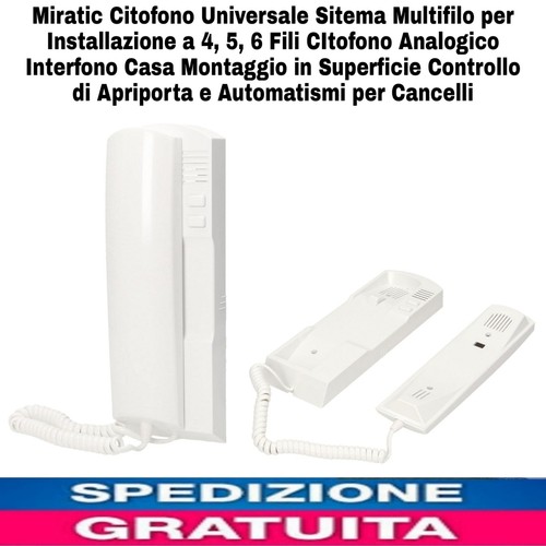 Citofono universale sitema - universale,