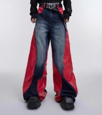 Pantalone moto uomo denim pu