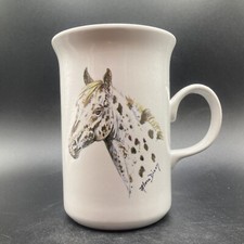 Vintage white spotted horse