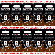 60 pile per protesi udito batterie per apparecchi acustici rayovac 312 marrone