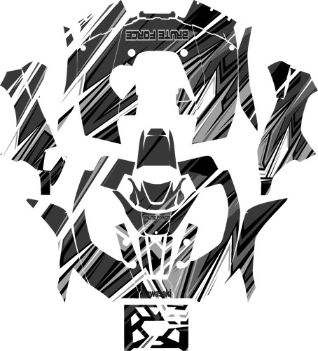Kit grafica kawasaki brute - kit,