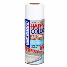 Vernice spray ROSSO SIENA per Lattoneria HAPPY COLOR SARATOGA 400 ml