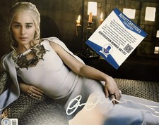 Emilia Clarke foto firmata BAS