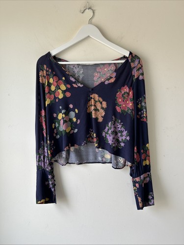 Top zara blu multi - top,