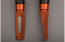 Poggiapiedi Anteriore Arancione-Titanio 9cm TRIUMPH STREET TRIPLE 675 2011-2017