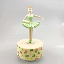 CARILLON MECCANICO 14 H  BALLERINA VERDE che GIRA Melodia: BOLERO DI RAVEL 80402