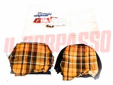 FODERE POGGIATESTA TAPPEZZERIA SEDILE ANTERIORE FIAT 126 BLACK ORIGINALI