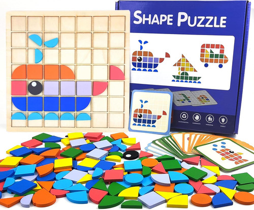 Tangram legno gioco mosaico - legno,,
