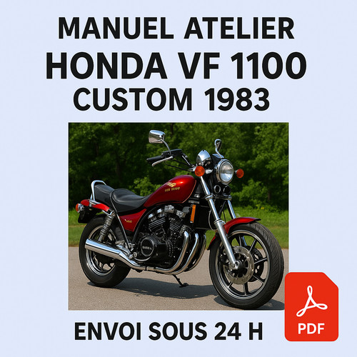 Manuel atelier honda - honda, vf