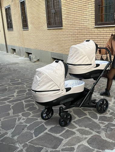Passeggino trio gemellare - passeggino,