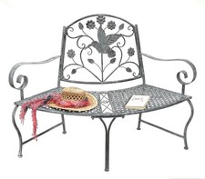 Panca semicircolare metallo