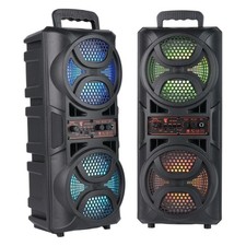 Altoparlante Bluetooth Portatile 65" RGB Forte Basso Mic-In USB FM Party Sound System