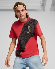  Ac Milan Puma T-shirt maglia maglietta Cotone Culture AOP Crew 2024 25 