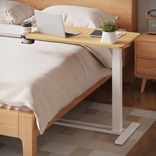 FunniHomi Tavolo da Sovraletto Regolabile, Tavolo Portatile Mobile per Divano e Letto