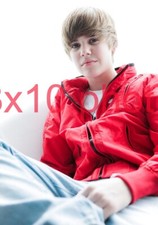 JUSTIN BIEBER #411,closeup,8X10 PHOTO