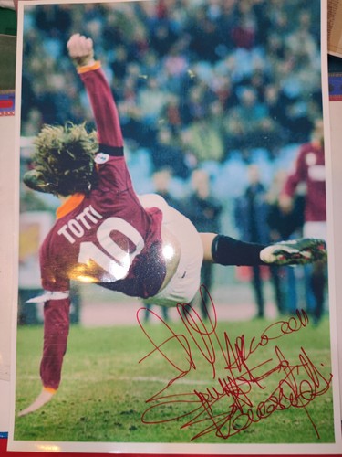 Stampa totti autografi - stampa,