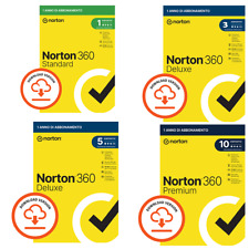 Norton 360 Standard Deluxe Premium 2025 1 3 5 10 PC Win Adroid Mac VPN Antivirus