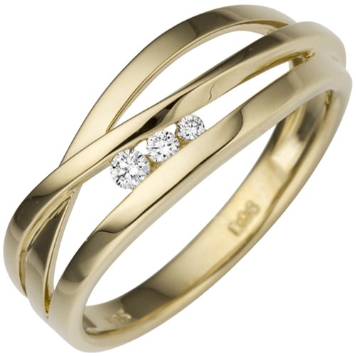 Anello donna file con 3 - file,