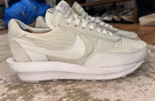 Nike waffle sacai white - nike,