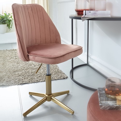 Finebuy sedia girevole rosa - finebuy,